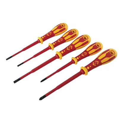 tools VDE Slim Screwdriver Set of 5 Slotted/PZ - Tools tools VDE Slim Screwdriver Set of 5 Slotted/PZ Tools