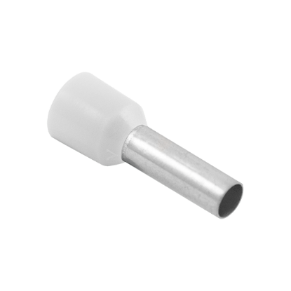 Bootlace Ferrals White Bootlace Ferrule Single 0.5mm - Bootlace Ferrules Bootlace Ferrals White Bootlace Ferrule Single 0.5mm Bootlace Ferrules