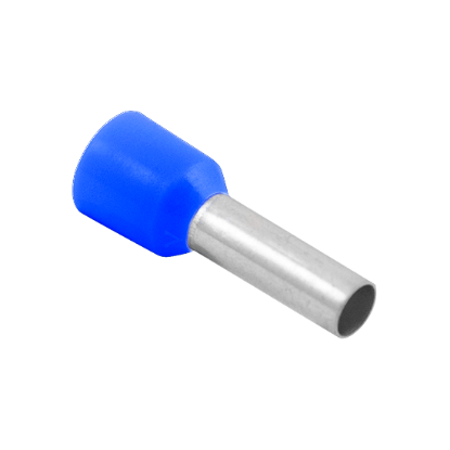 Bootlace Ferrals Blue Bootlace Ferrule Single 0.75mm - Bootlace Ferrules Bootlace Ferrals Blue Bootlace Ferrule Single 0.75mm Bootlace Ferrules