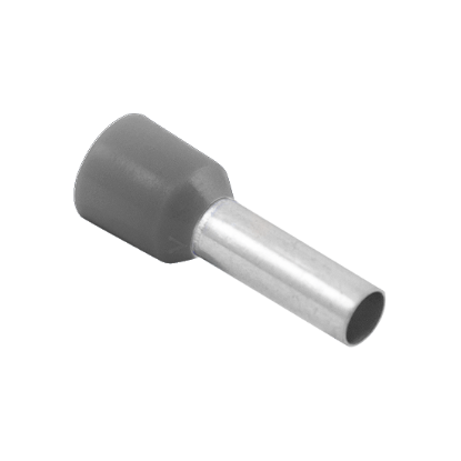 Bootlace Ferrals Grey Bootlace Ferrule Single 2.5mm - Bootlace Ferrules Bootlace Ferrals Grey Bootlace Ferrule Single 2.5mm Bootlace Ferrules