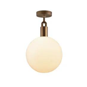 buster and punch Buster + Punch Forked brass/glass opal Ø 29cm - buster and punch Buster + Punch Forked brass/glass opal Ø 29cm