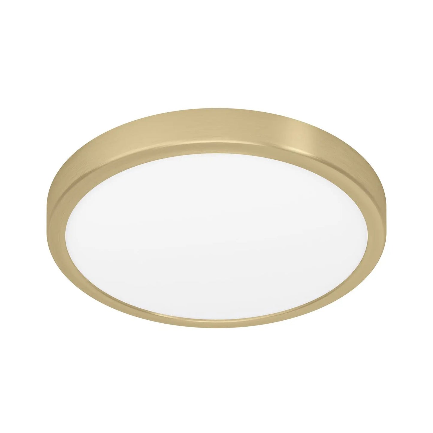 LED surface-mounted panel Fueva 5 IP20 830 brass Ø28.5cm