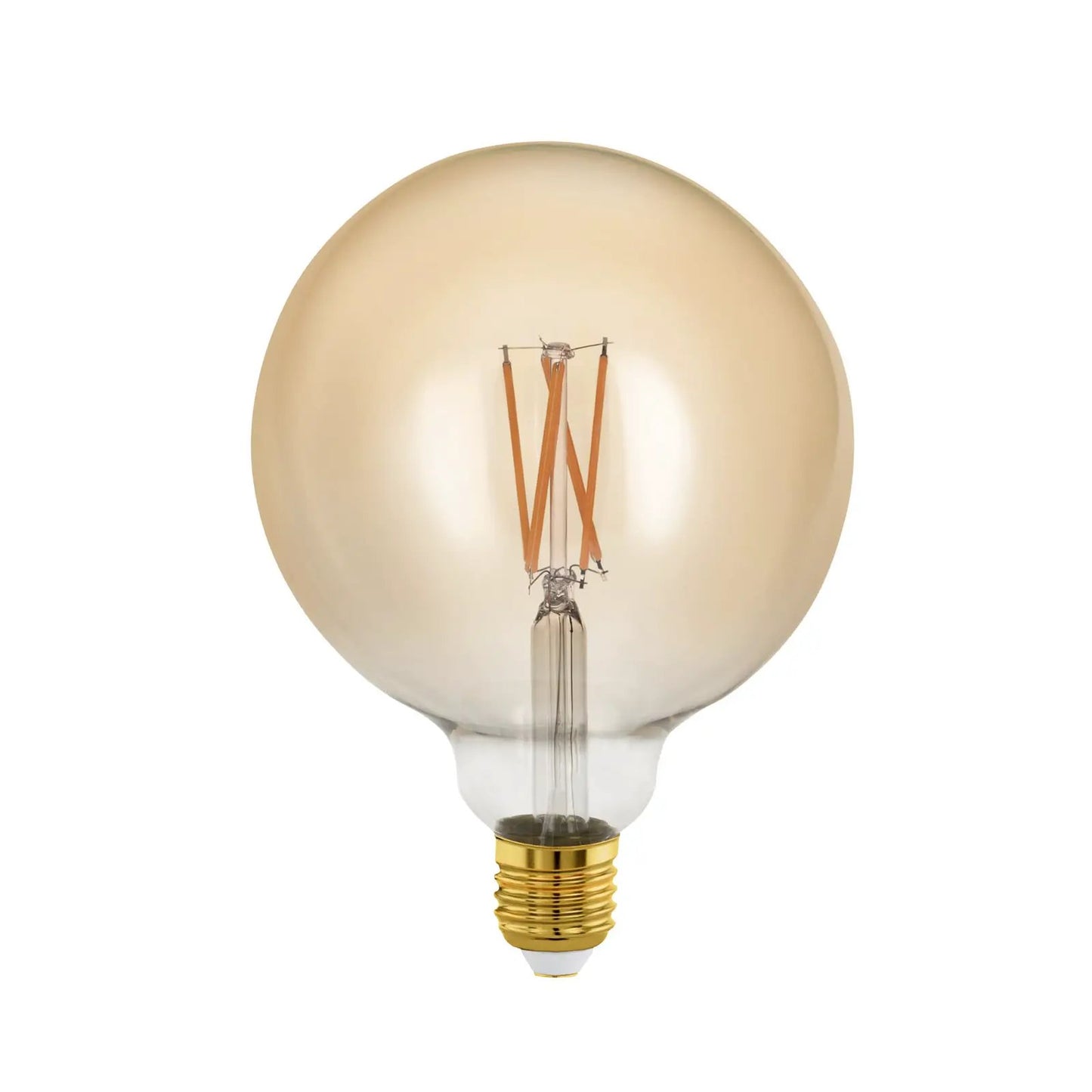 Globe LED bulb E27 G125 4 W 1,700 K filament gold