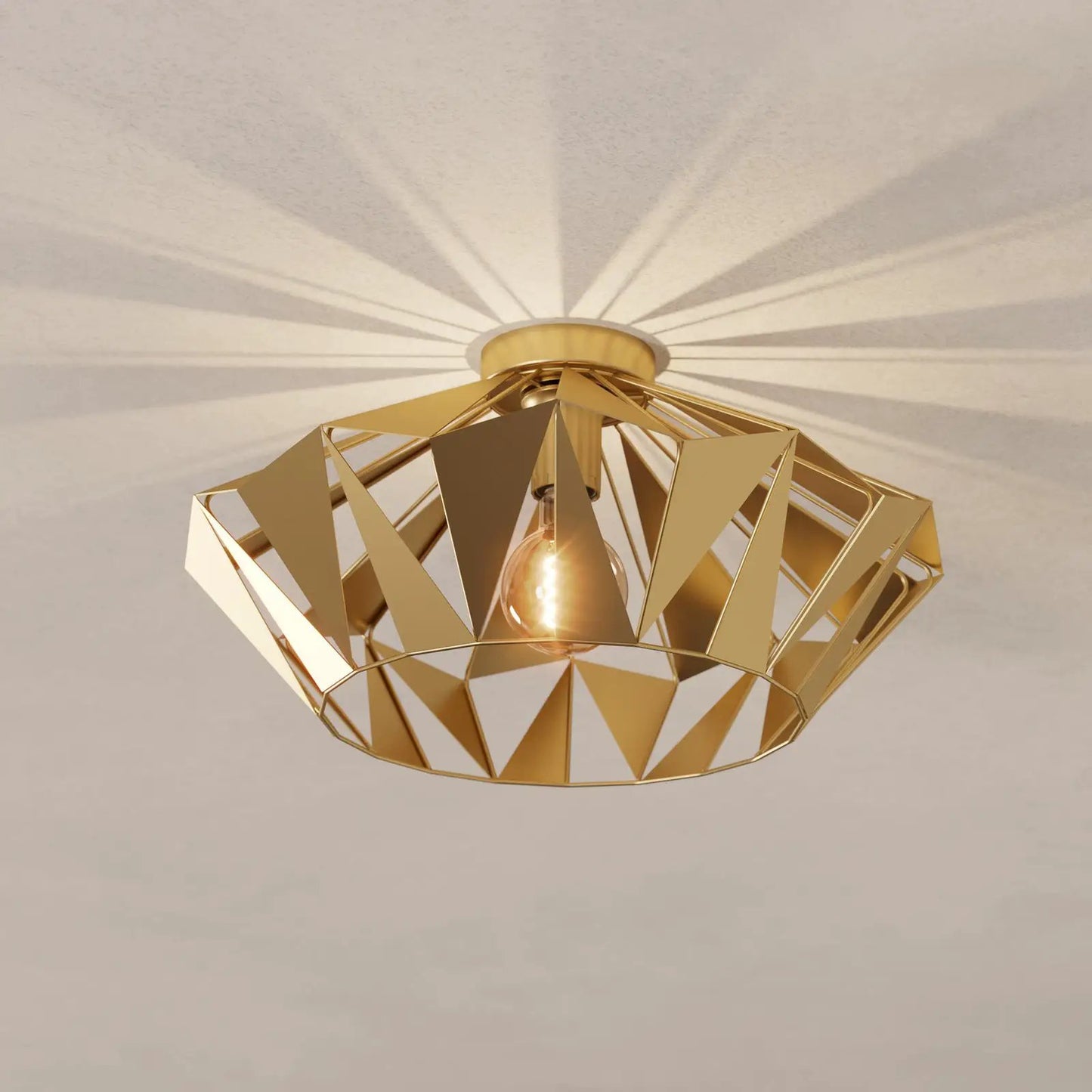 EGLO Carlton ceiling light, gold