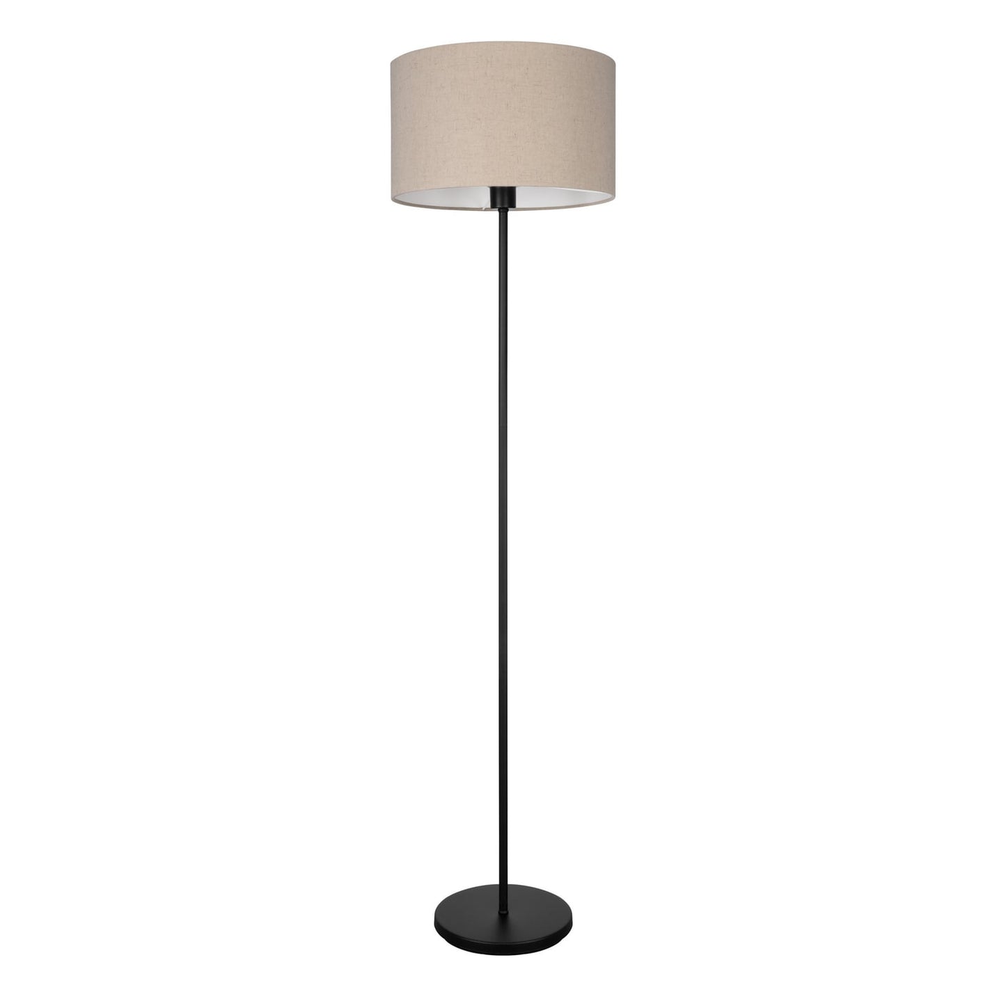 Feniglia floor lamp, linen lampshade, natural
