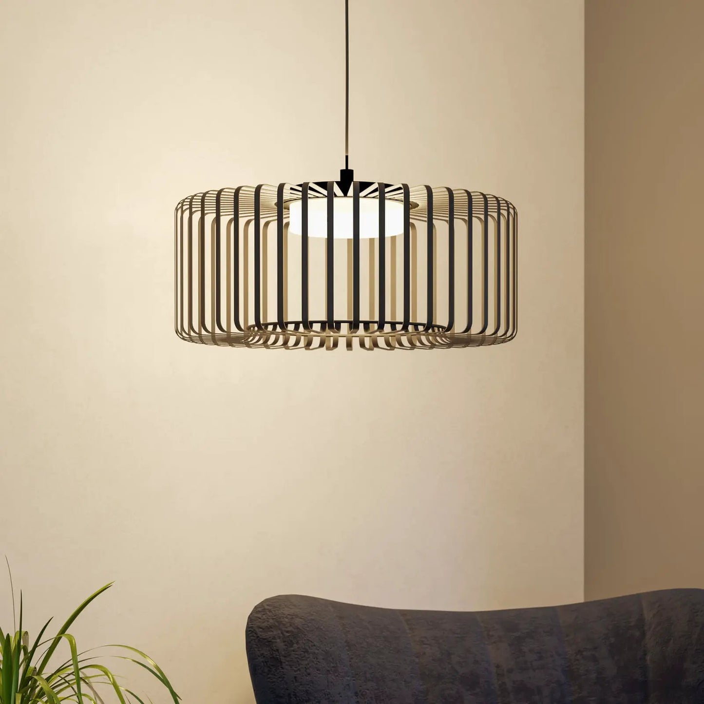 EGLO connect LED pendant light Ginestrone-Z, 1-bulb, black