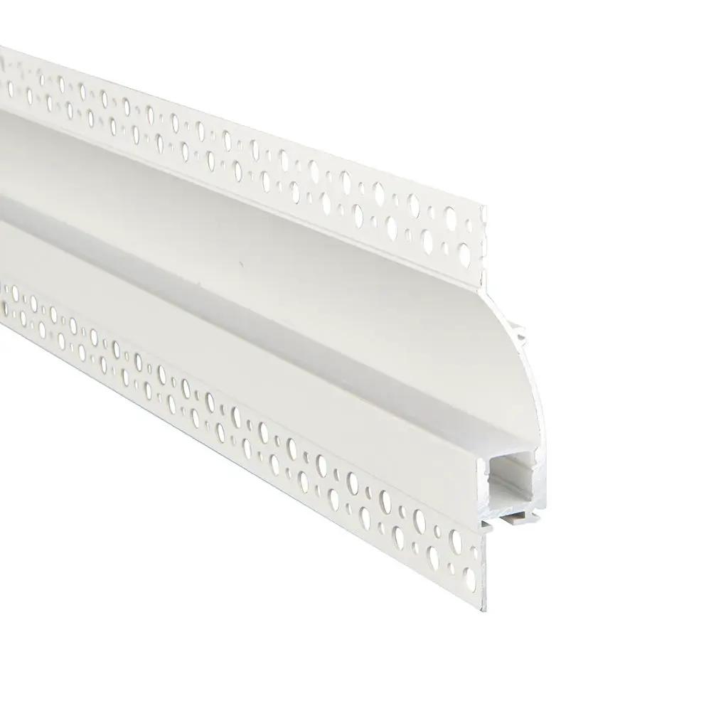 Saxby Rigel Wall Flange Plaster-in 2m Aluminium Profile/Extrusion White - Saxby Rigel Wall Flange Plaster-in 2m Aluminium Profile/Extrusion White