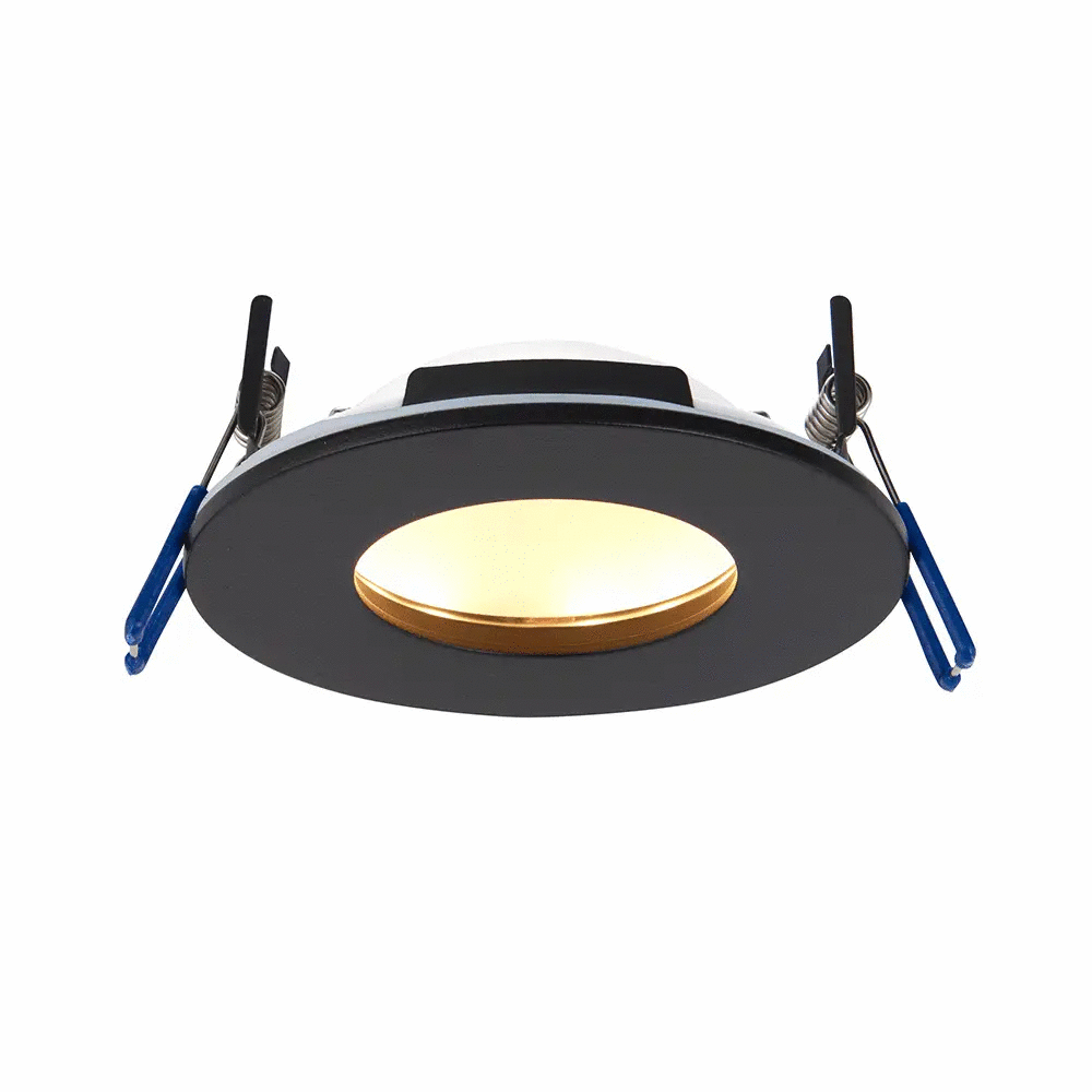 Saxby Fire Rated Saxby OrbitalPRO 4CCT 9W Matt Black IP65 - Saxby Fire Rated Saxby OrbitalPRO 4CCT 9W Matt Black IP65