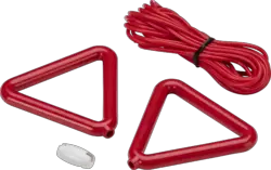 Part M Knightsbridge 3M Red Pull Cord With Joint Union & 2 x Red Bangles - Part M Knightsbridge 3M Red Pull Cord With Joint Union & 2 x Red Bangles