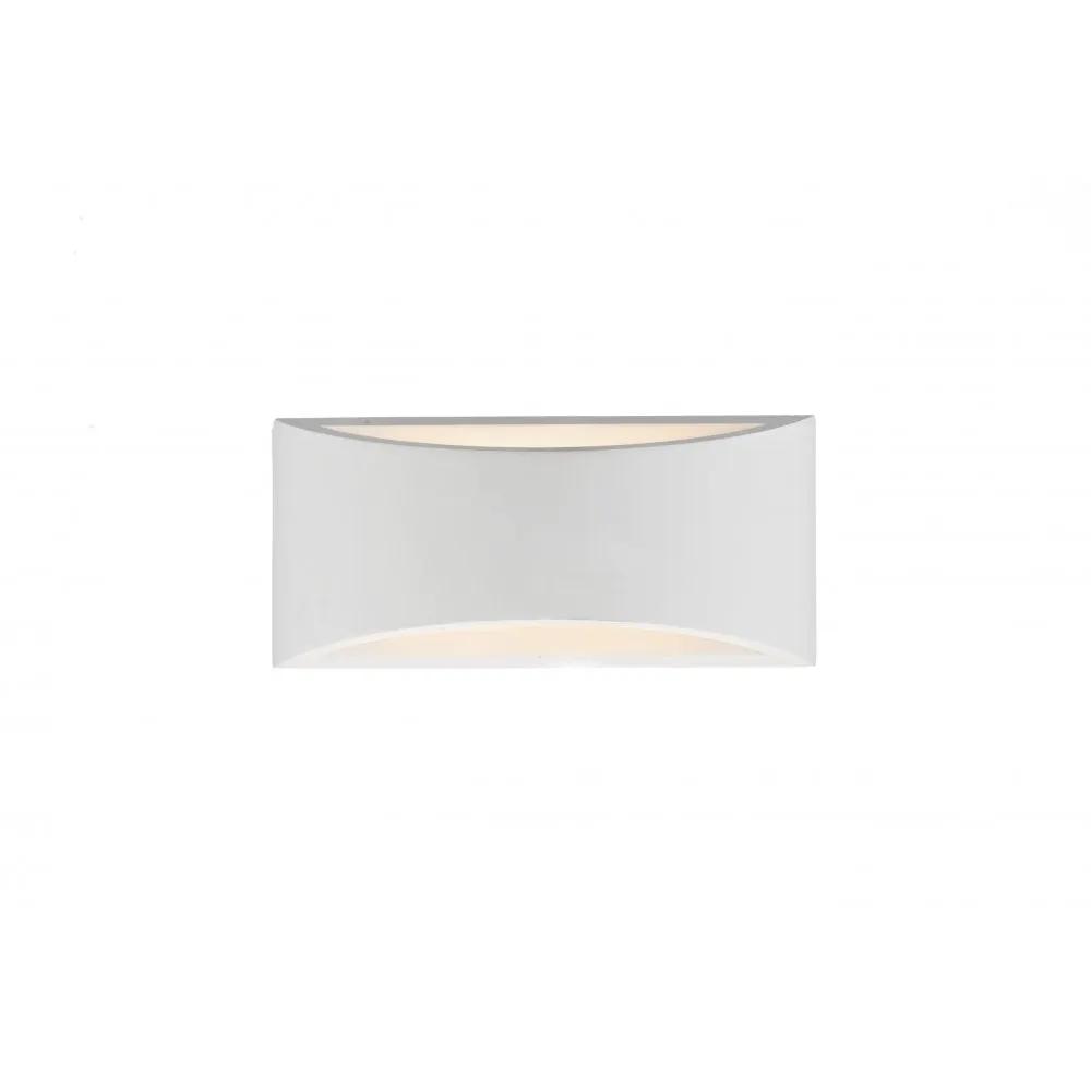 dar lighting Där Lighting Group, Dar HOV372 Hove Wall Bracket Large Size White - dar lighting Där Lighting Group, Dar HOV372 Hove Wall Bracket Large Size White
