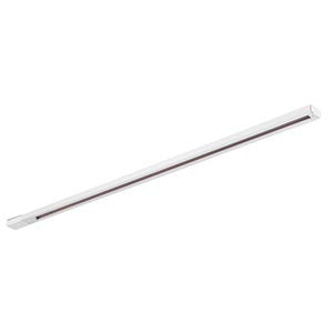 Slim white LED batten light for indoor ceiling or wall installation
