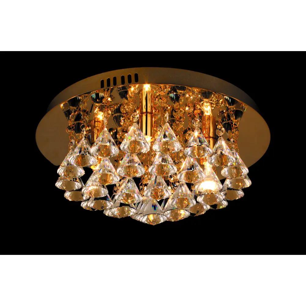 impex Impex Lighting CFH011025/04/G Parma Gold Flush - impex Impex Lighting CFH011025/04/G Parma Gold Flush