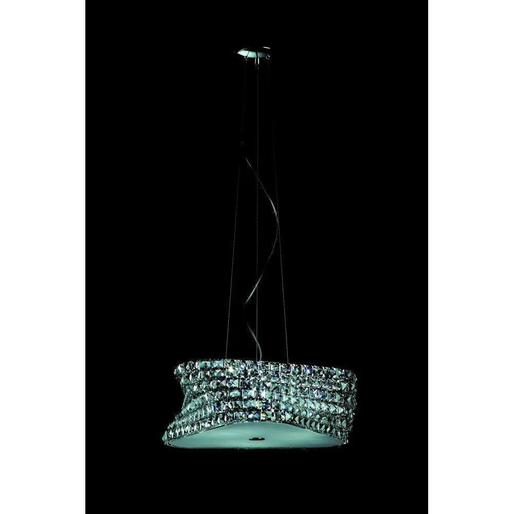 impex Impex Lighting CFH211131/06/CLR/CH Tia Chrome Clear K9 Crystal - impex Impex Lighting CFH211131/06/CLR/CH Tia Chrome Clear K9 Crystal