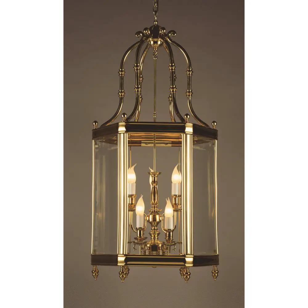 impex Impex Lighting LG00024/09/PB Regal Bevelled Glass Brass - impex Impex Lighting LG00024/09/PB Regal Bevelled Glass Brass