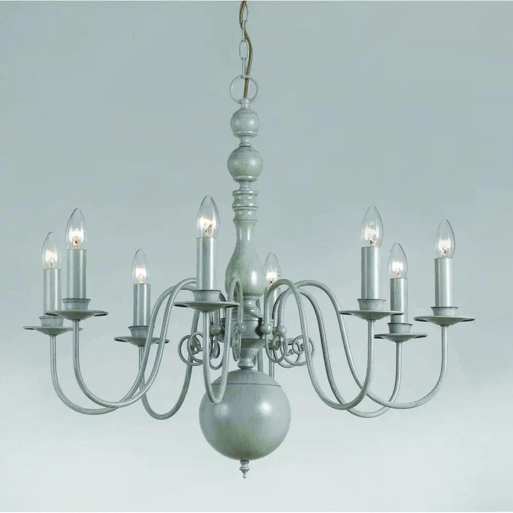 impex Impex Lighting PG05579/08/GRY Bologna Flemish Grey - impex Impex Lighting PG05579/08/GRY Bologna Flemish Grey