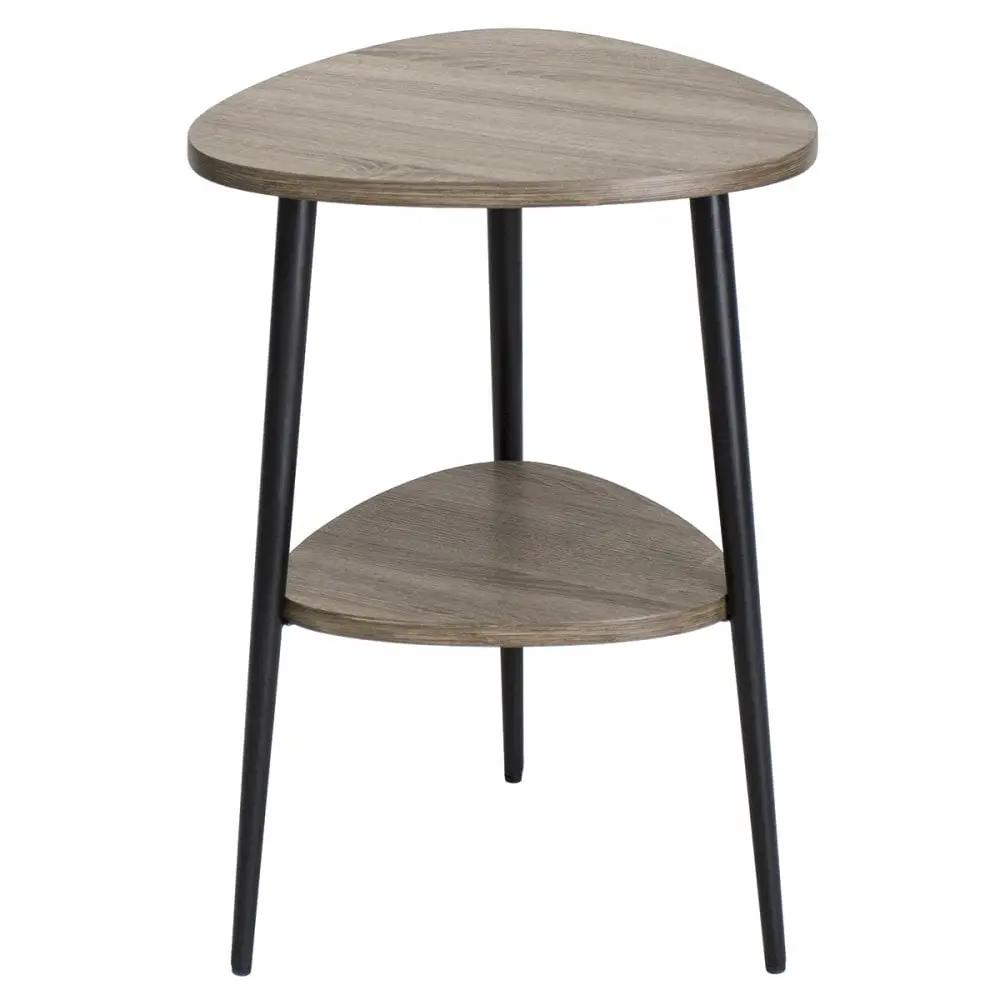 dar lighting Där Lighting Group, Dar 001VIG001 Vigo Side Table With Shelf Oak Style Veneer - dar lighting Där Lighting Group, Dar 001VIG001 Vigo Side Table With Shelf Oak Style Veneer
