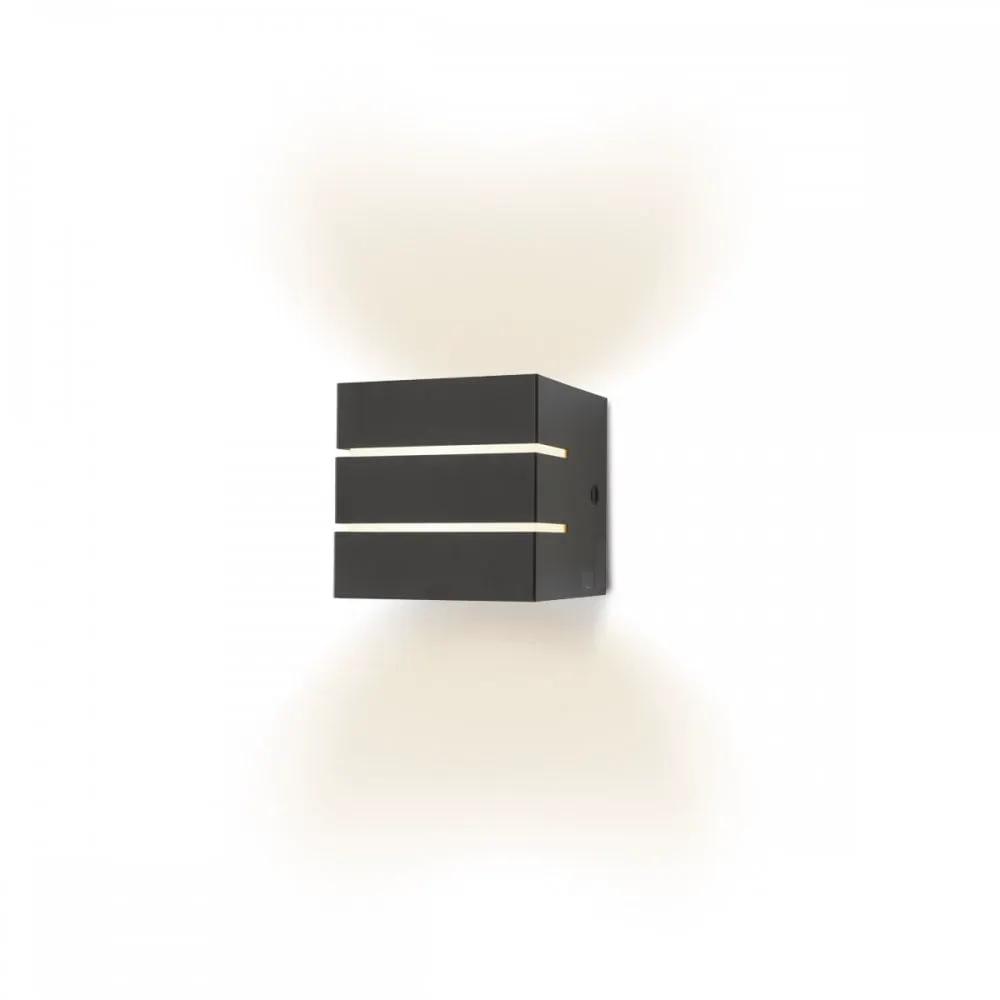 dar lighting Där Lighting Group, Dar CAC2139 Cacheta Wall Light Grey Opal LED IP44 (SD) - dar lighting Där Lighting Group, Dar CAC2139 Cacheta Wall Light Grey Opal LED IP44 (SD)