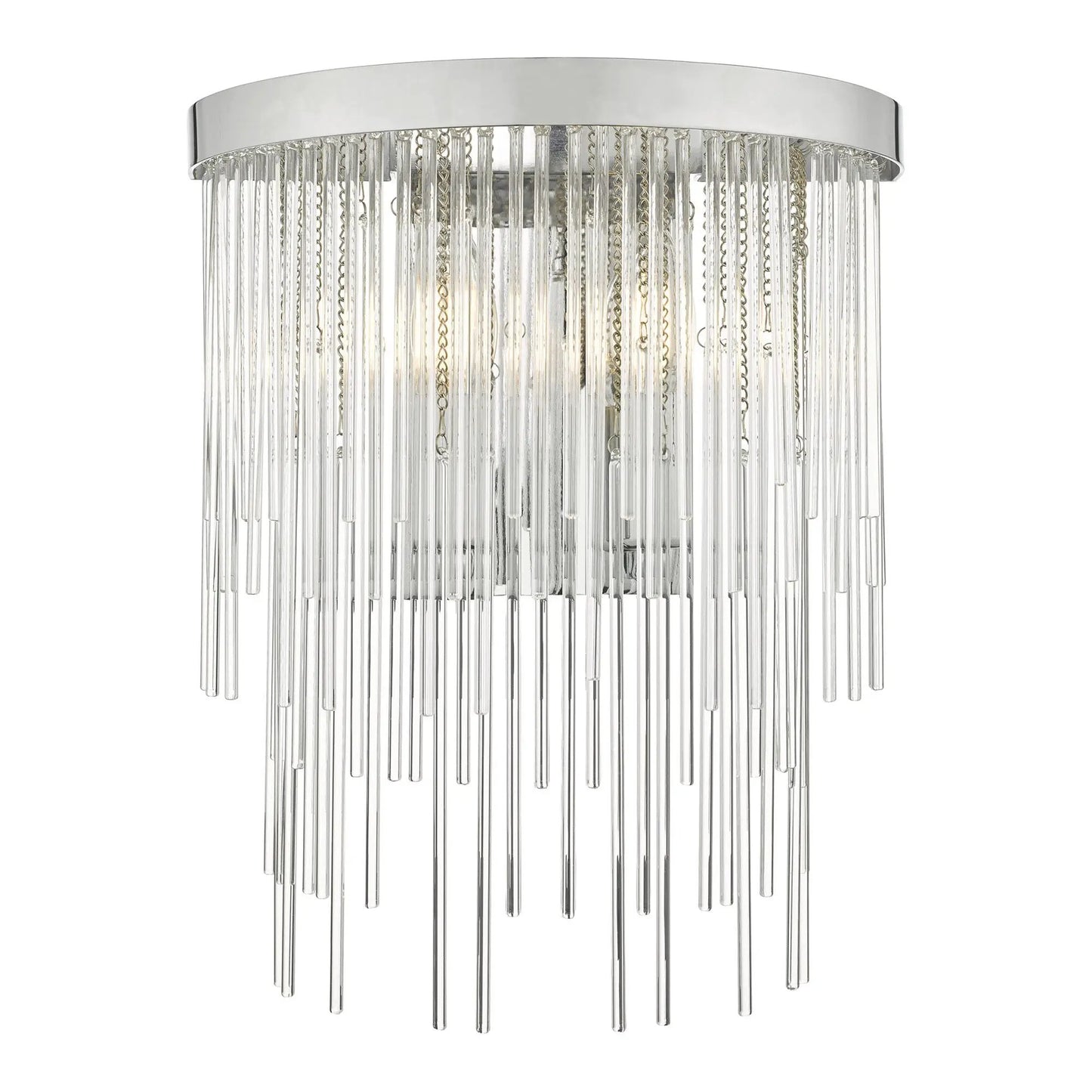 dar lighting Där Lighting Group, Dar ISL0950 Isla 2 Light Wall Light Polished Chrome And Clear Glass - dar lighting Där Lighting Group, Dar ISL0950 Isla 2 Light Wall Light Polished Chrome And Clear Glass