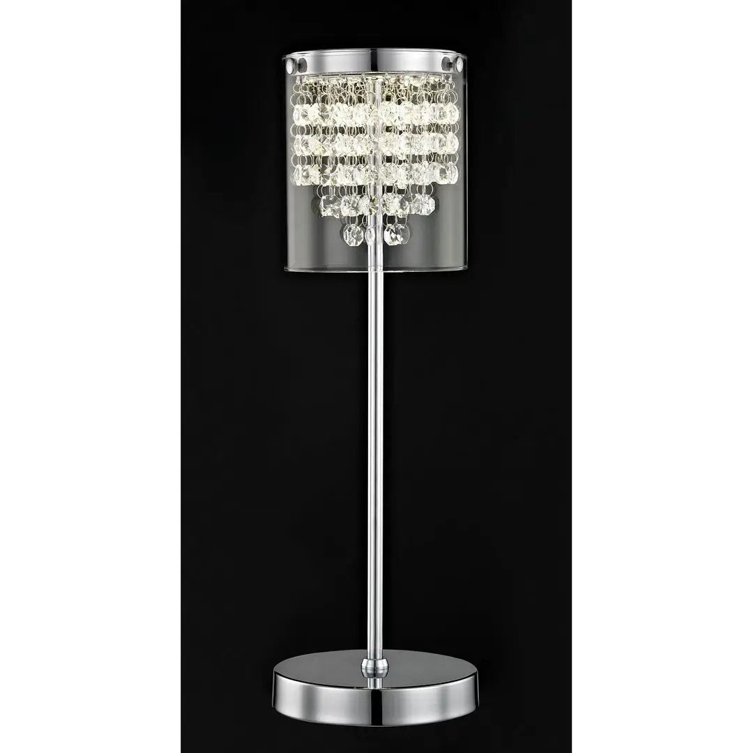impex Impex Lighting LED608242/01/TL/CH Florina 1 Light LED Table Lamp Chrome - impex Impex Lighting LED608242/01/TL/CH Florina 1 Light LED Table Lamp Chrome