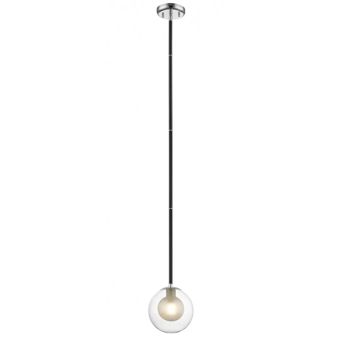 impex Impex PGH1806/01/CH/MBLK Remy 1 Light Ceiling Light Chrome Black - impex Impex PGH1806/01/CH/MBLK Remy 1 Light Ceiling Light Chrome Black