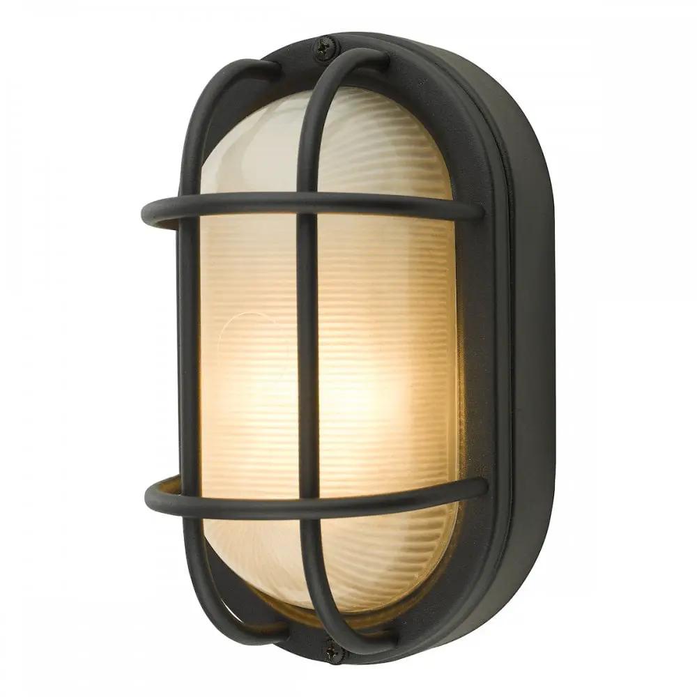 dar lighting Där Lighting Group, SAL5222 Salcombe Small Outdoor Wall Light Matt Black IP44 - dar lighting Där Lighting Group, SAL5222 Salcombe Small Outdoor Wall Light Matt Black IP44