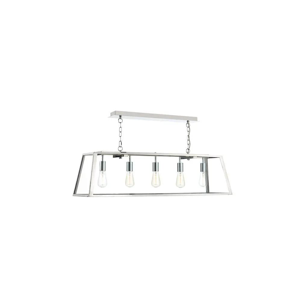 dar lighting Där Lighting Group, Dar ACA0544 Academy Pendant Stainless Steel - dar lighting Där Lighting Group, Dar ACA0544 Academy Pendant Stainless Steel