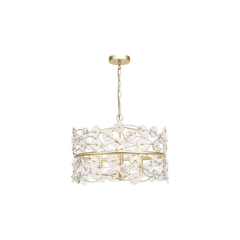 dar lighting Där Lighting Group, FON0335 Fonda 3 Light Pendant Satin Gold and Glass - dar lighting Där Lighting Group, FON0335 Fonda 3 Light Pendant Satin Gold and Glass