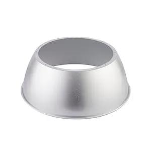Aluminium LED light reflector accessory for ceiling lighting installations