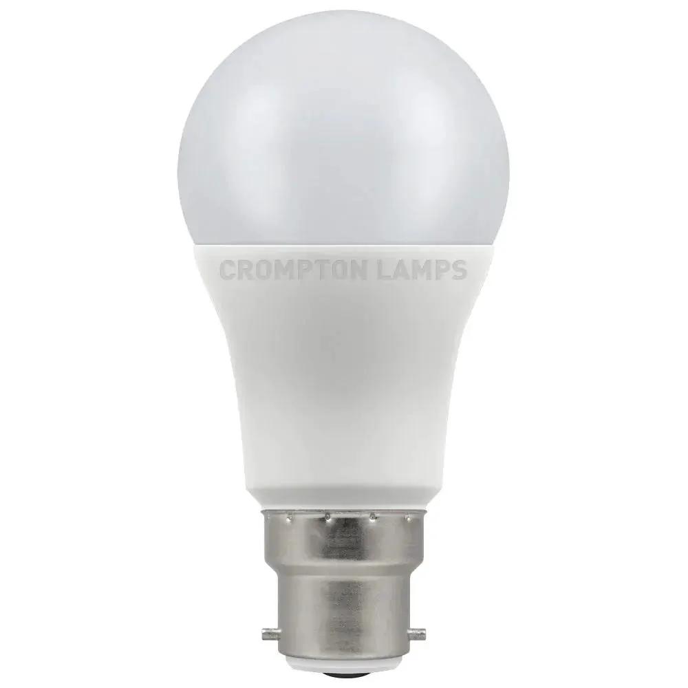 Dimmable LED GLS light bulb with B22 bayonet cap, frosted finish, 2700K warm white