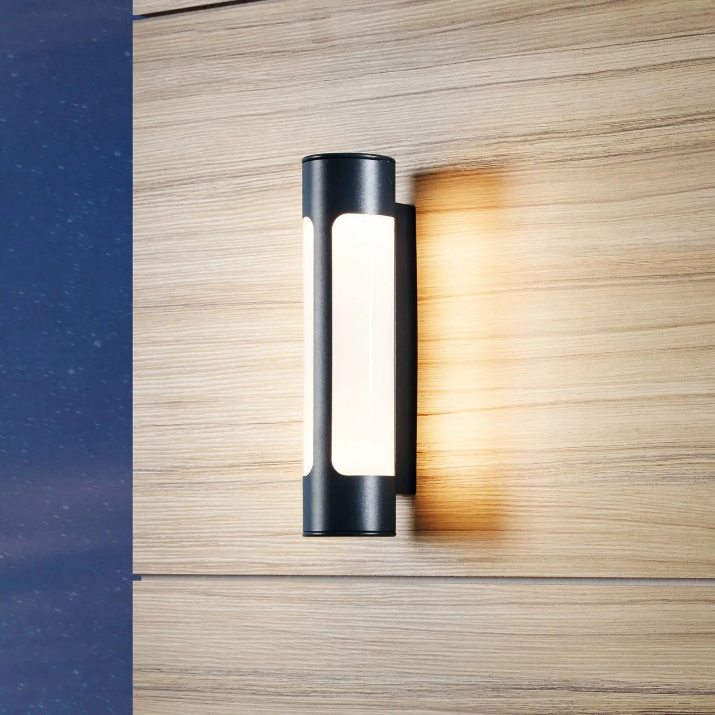 Tonego - LED outdoor wall light in a modern look