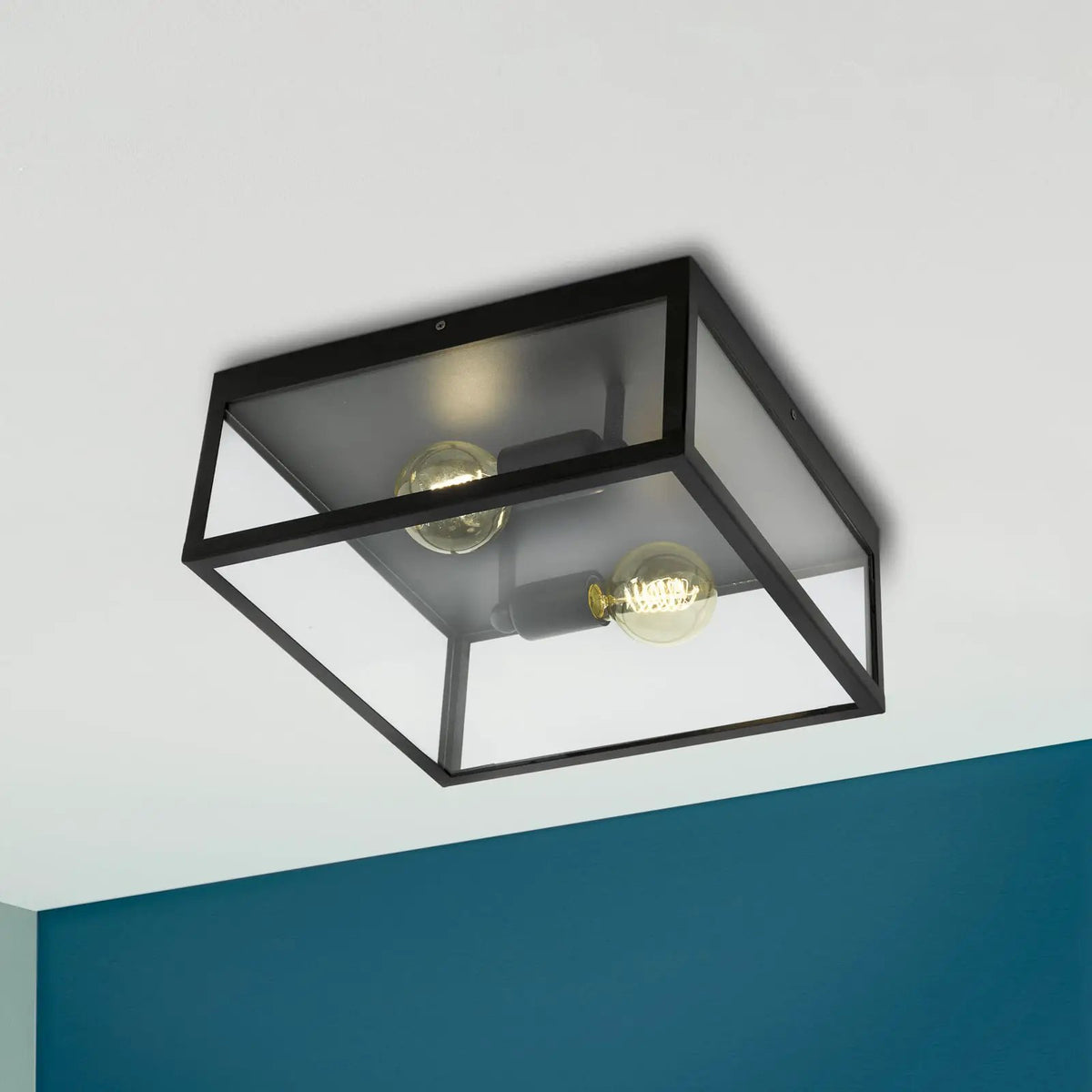 Angular Charterhouse vintage ceiling light