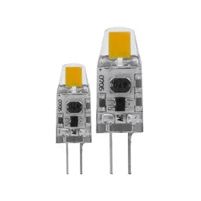 LED bulb G4 1.8W, warm white in pack of 2