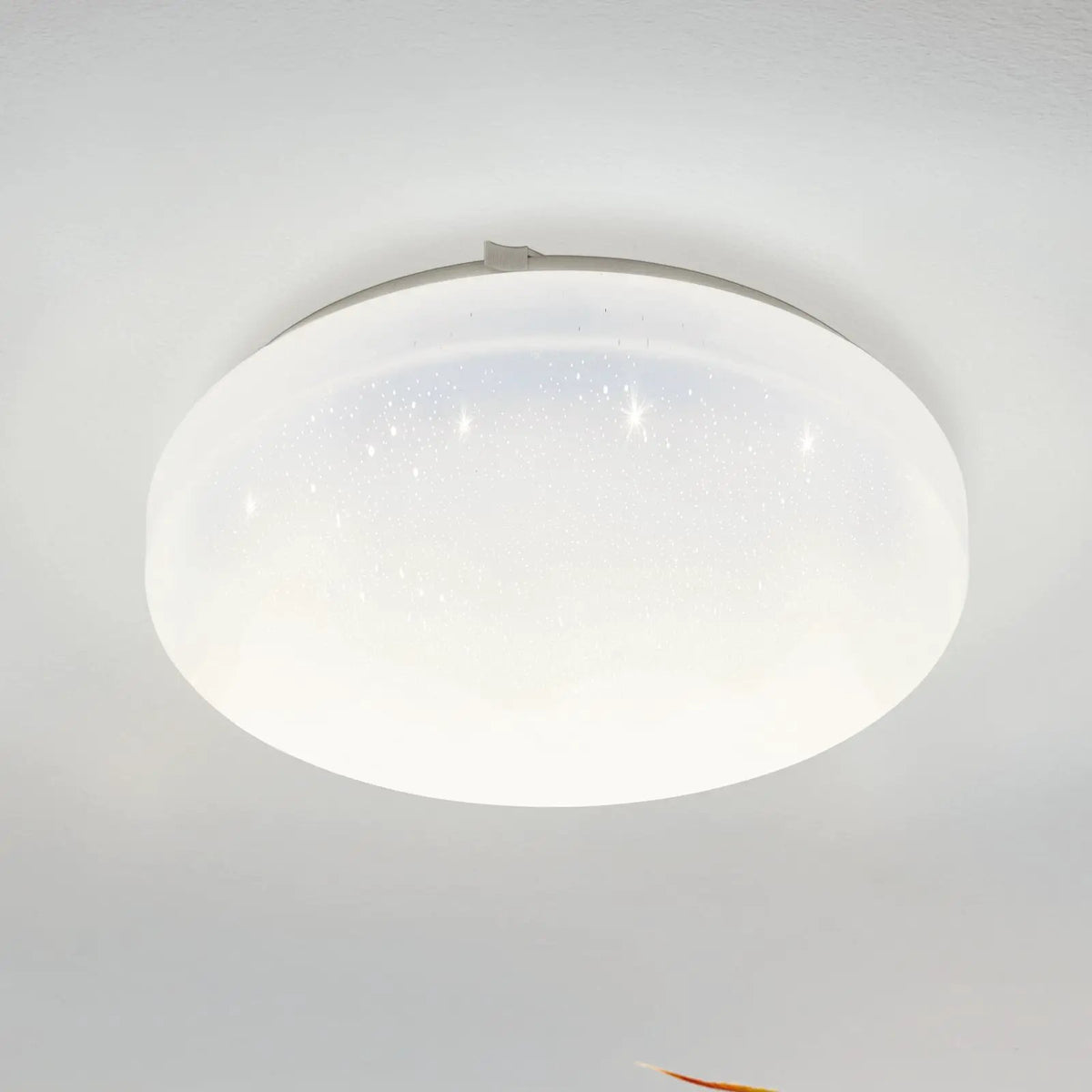 Frania-S LED ceiling lamp, crystal effect, 28 cm
