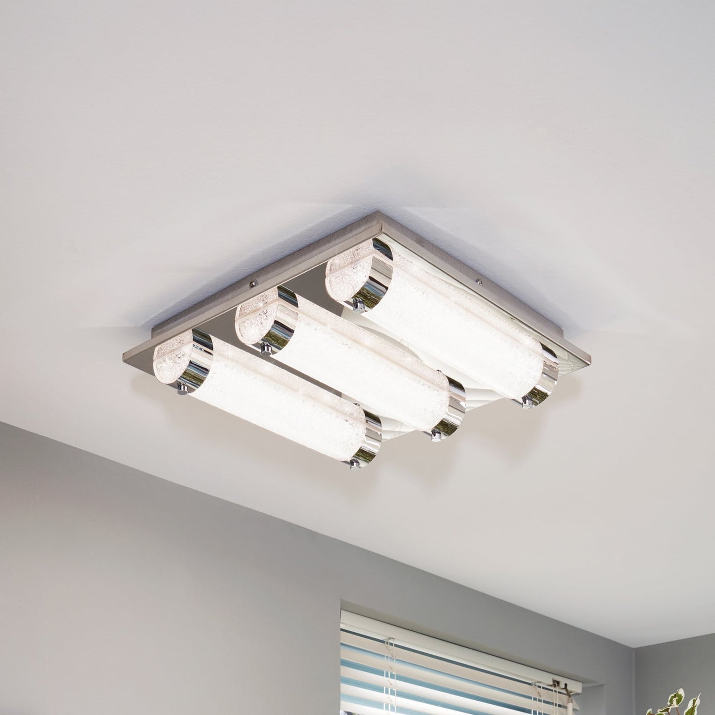 Tolorico LED ceiling light, 35 cm square