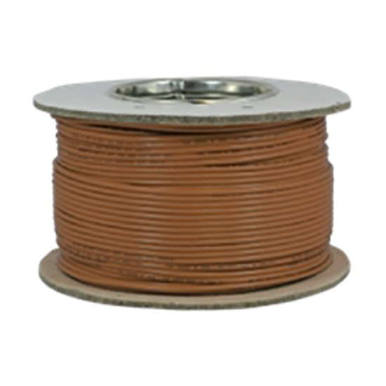 6mm stranded single core brown electrical cable roll, 100m, for wiring installations
