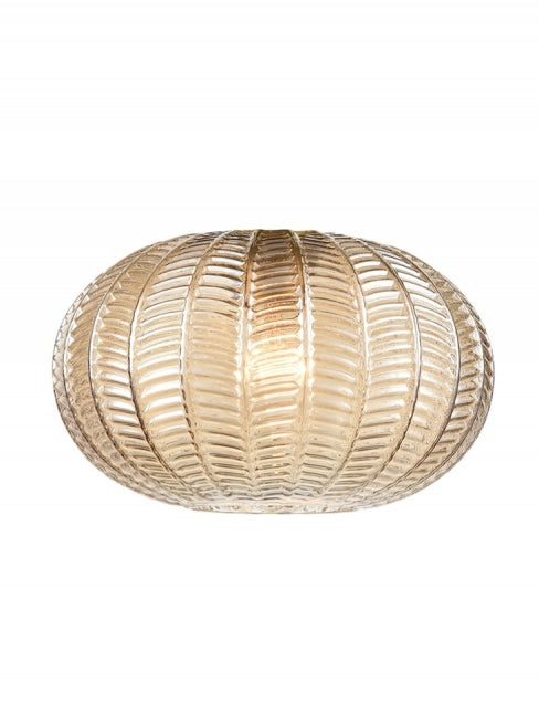 Franklite Chevron Amber Glass 260mm X 160mm - Accessory Franklite Chevron Amber Glass 260mm X 160mm Accessory