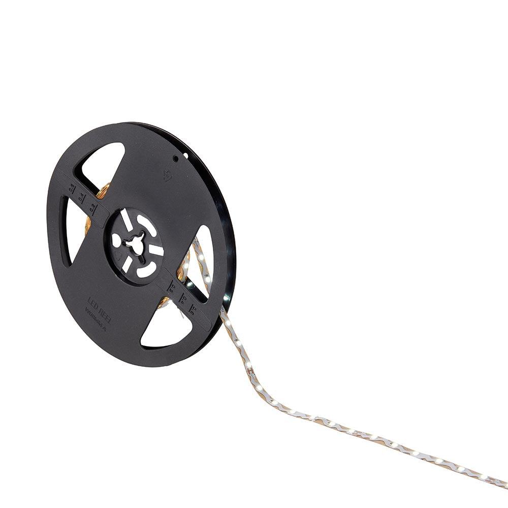 LED strip light reel for home or business lighting installations