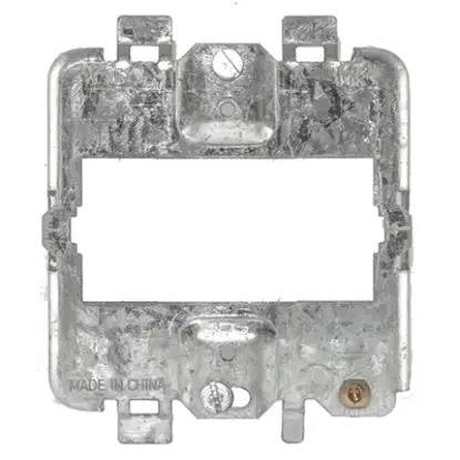 1-gang metal grid mounting frame for switches and sockets, wiring accessory