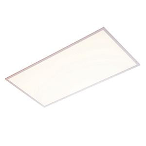 LED ceiling panel light with slim rectangular design, ideal for modern indoor lighting