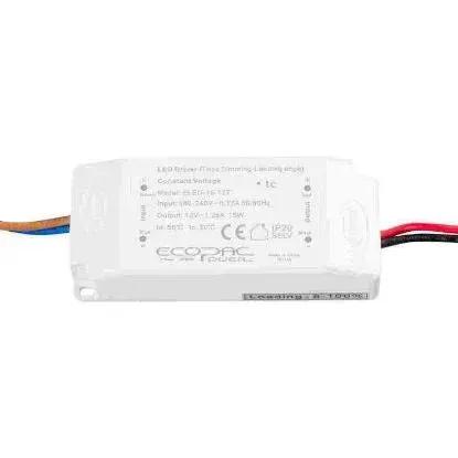 Triac dimmable 15W 24V LED driver with wiring for electrical lighting installation