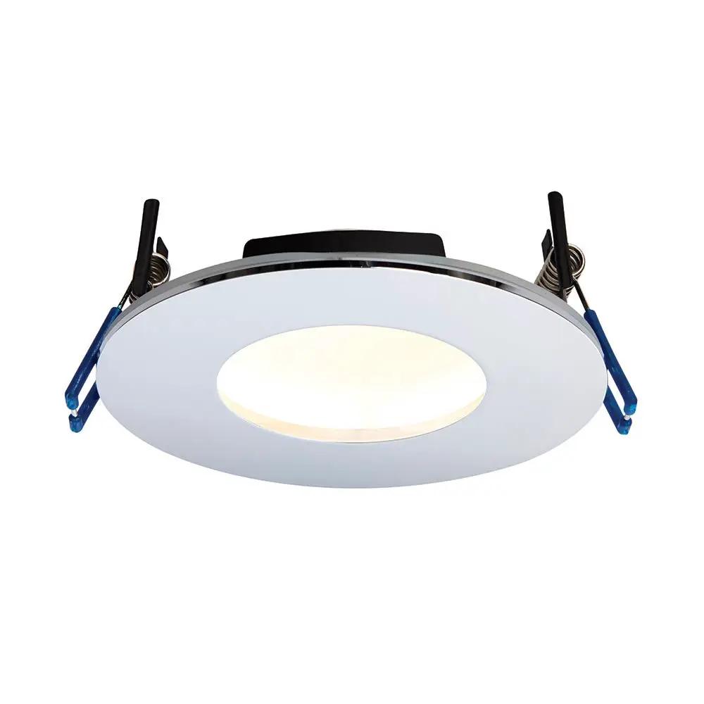 Saxby Fire Rated Saxby OrbitalPLUS chrome IP65 9W warm white - Saxby Fire Rated Saxby OrbitalPLUS chrome IP65 9W warm white