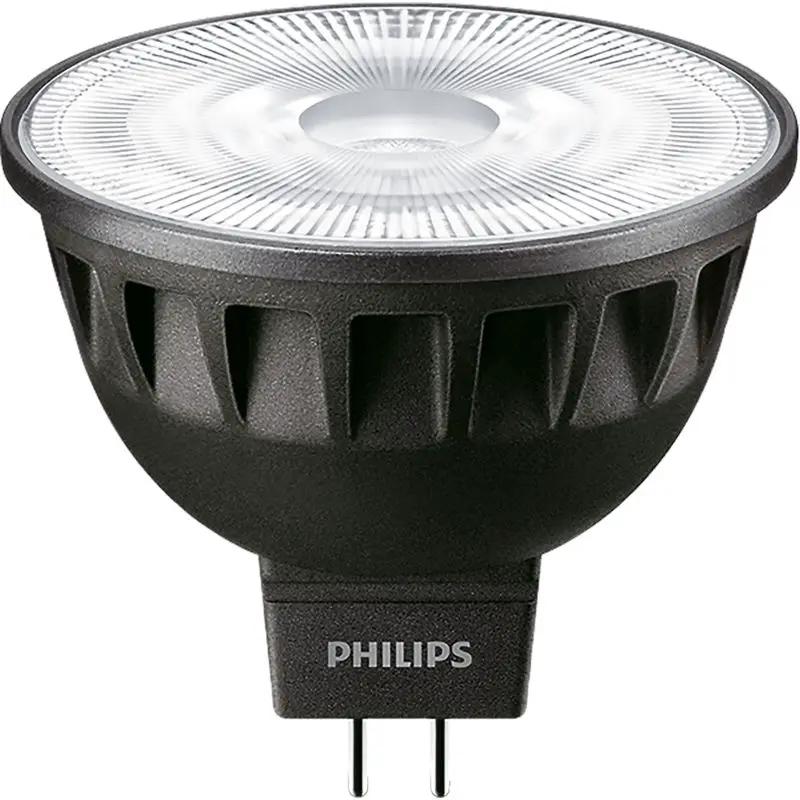LED spotlight bulb GU5.3 50W with clear lens and two pin base for home lighting