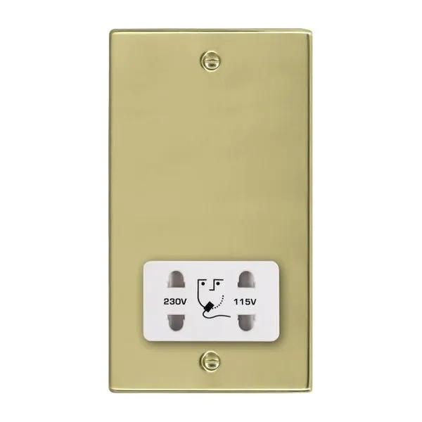 Hart PB Shaver Dual Volt Socket WH