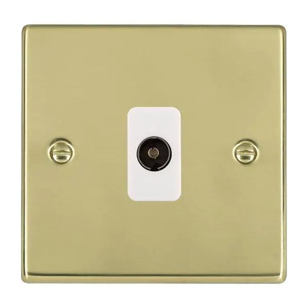 Hart PB 1g Isolated TV 1in/1out WH