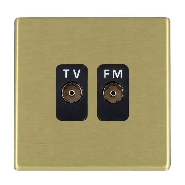 H-CFX SB Isolat TV/FM Diplex 1in/2out BL