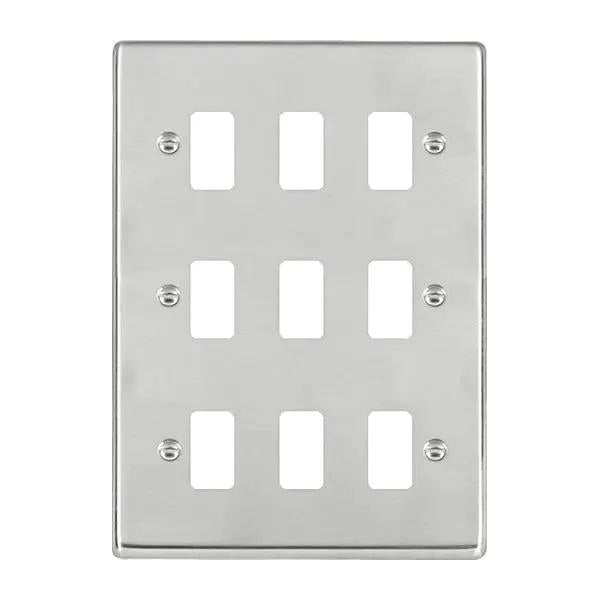 Hart SS 9G FL Plate + DBL-GRIDFL x 3