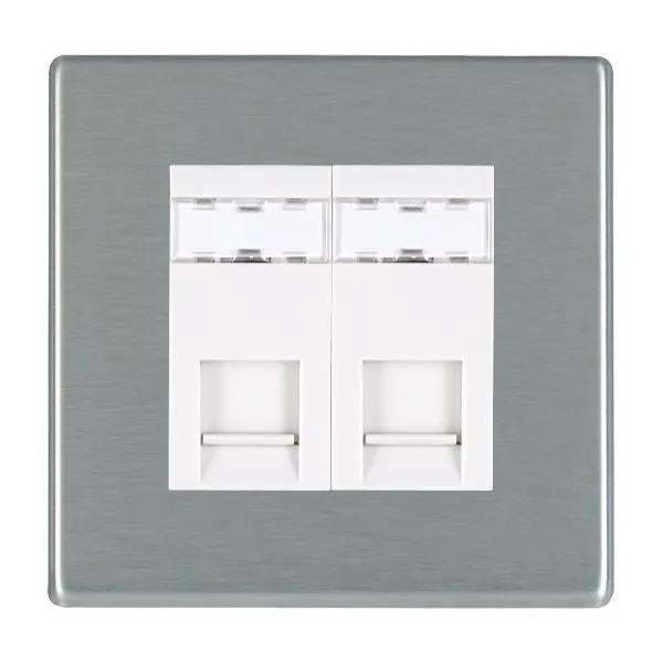 Hart CFX SS 2g RJ45 CAT5E Unshielded WH