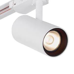 Modern white LED track light spotlight for indoor ceiling lighting