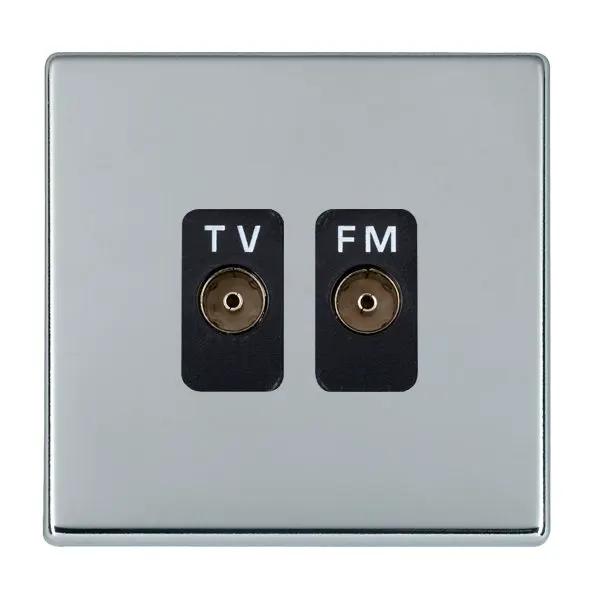 H-CFX BC Isolat TV/FM Diplex 1in/2out BL