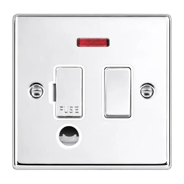 Hart BC 13A DP Fuse SP+N+CO BC/WH
